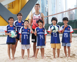 SCAA Beach Volleyball Kids Train